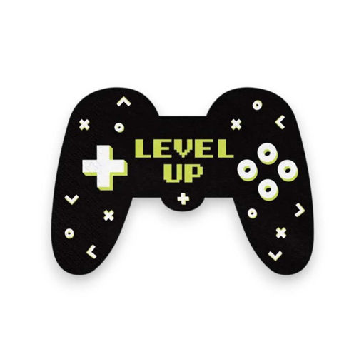 Picture of GAME CONTROLLER NAPKINS 11.5X16CM - 12 PACK
